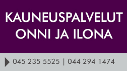 Kauneuspalvelut Onni ja Ilona logo